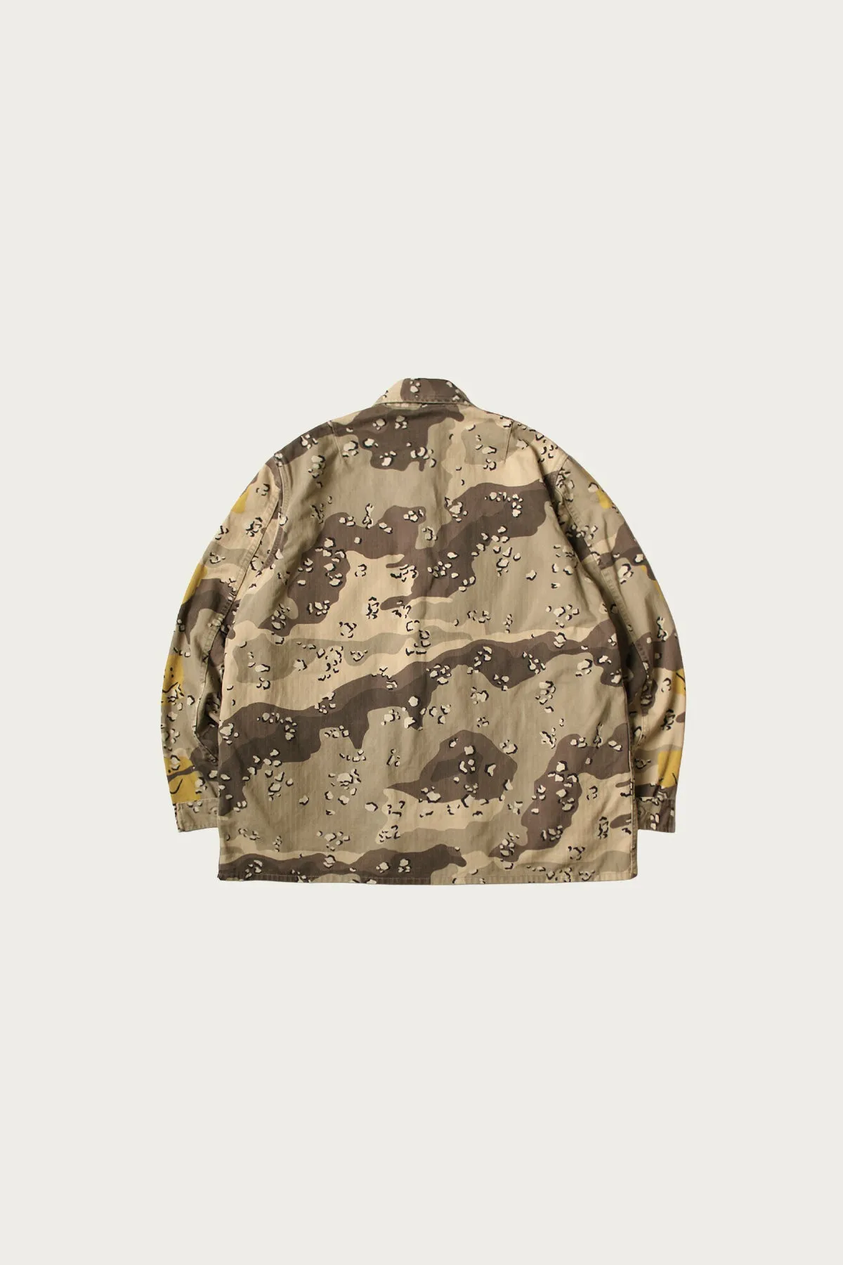 Cotton Herringbone CHOCO-CHIP Camo ARMY JKT - Beige sold by Canoe Club product image thumbnail 2