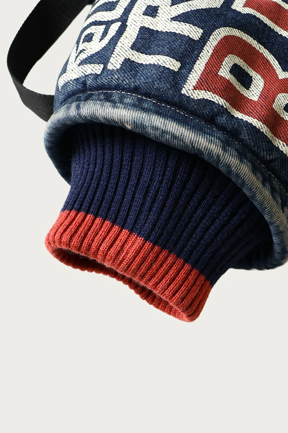 14oz Denim Hand Muff (DENIM REPAIR) - Indigo sold by Canoe Club product image thumbnail 4