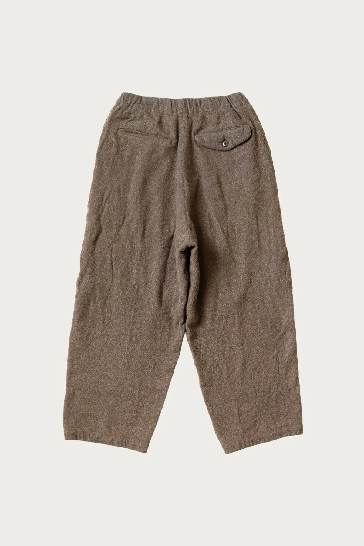 Fulling Wool CASA Pants - Brown sold by Canoe Club product image thumbnail 2
