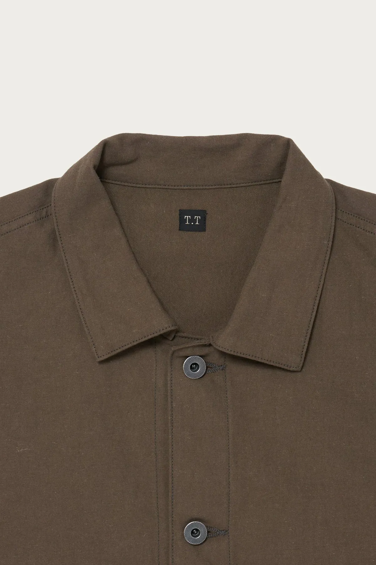 Lot. 303 Coverall Jacket - Brown sold by Canoe Club product image thumbnail 3