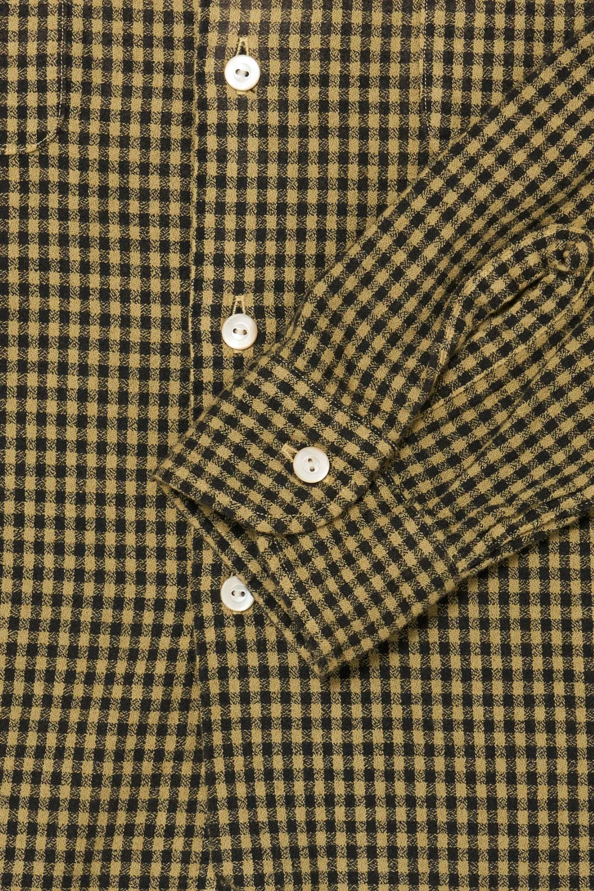 Lot. 117 Work Shirt - Faded Beige Check sold by Canoe Club product image thumbnail 4