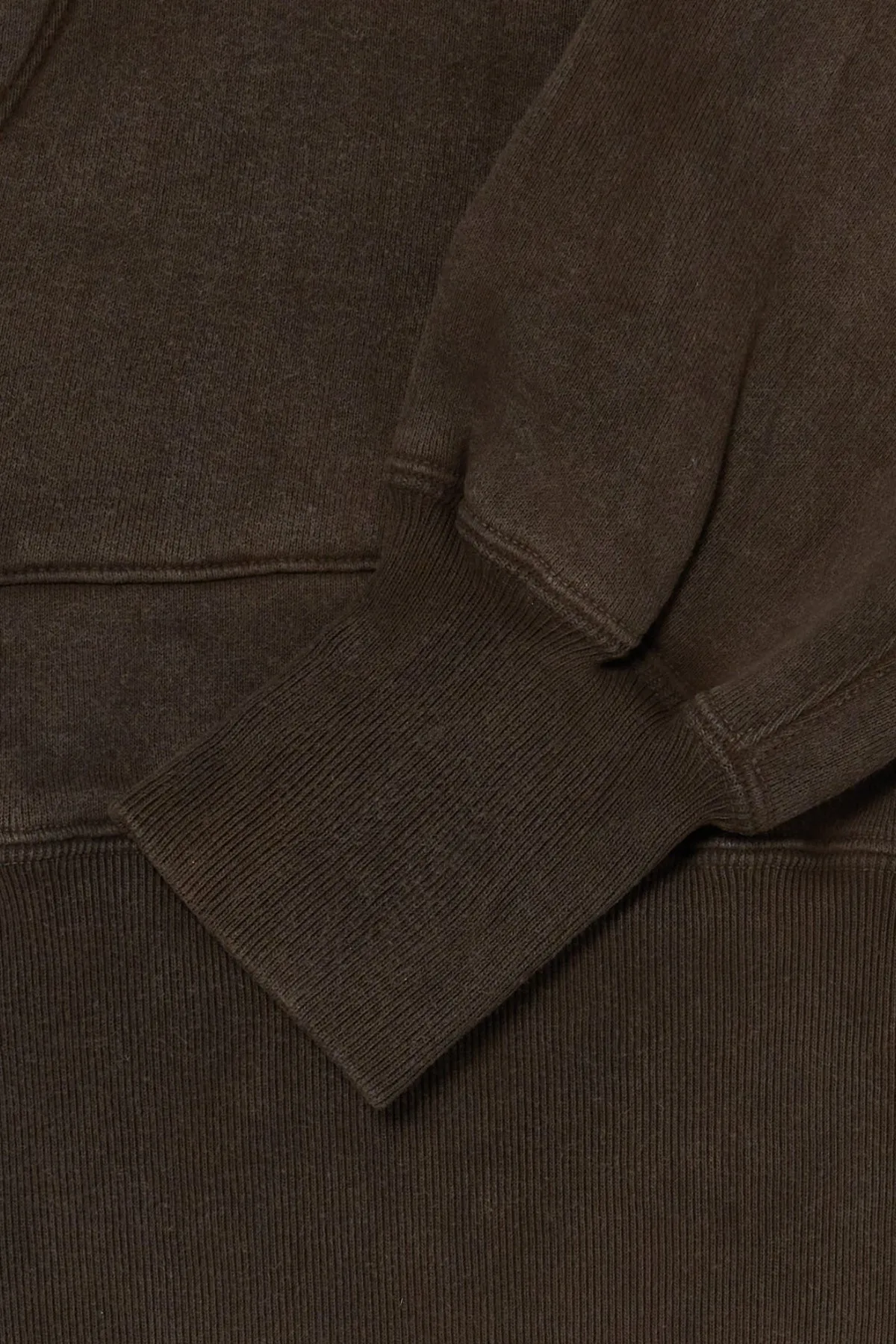 Lot. 620 After Hooded Sweat Shirt - Mud Dyed Brown sold by Canoe Club product image thumbnail 4