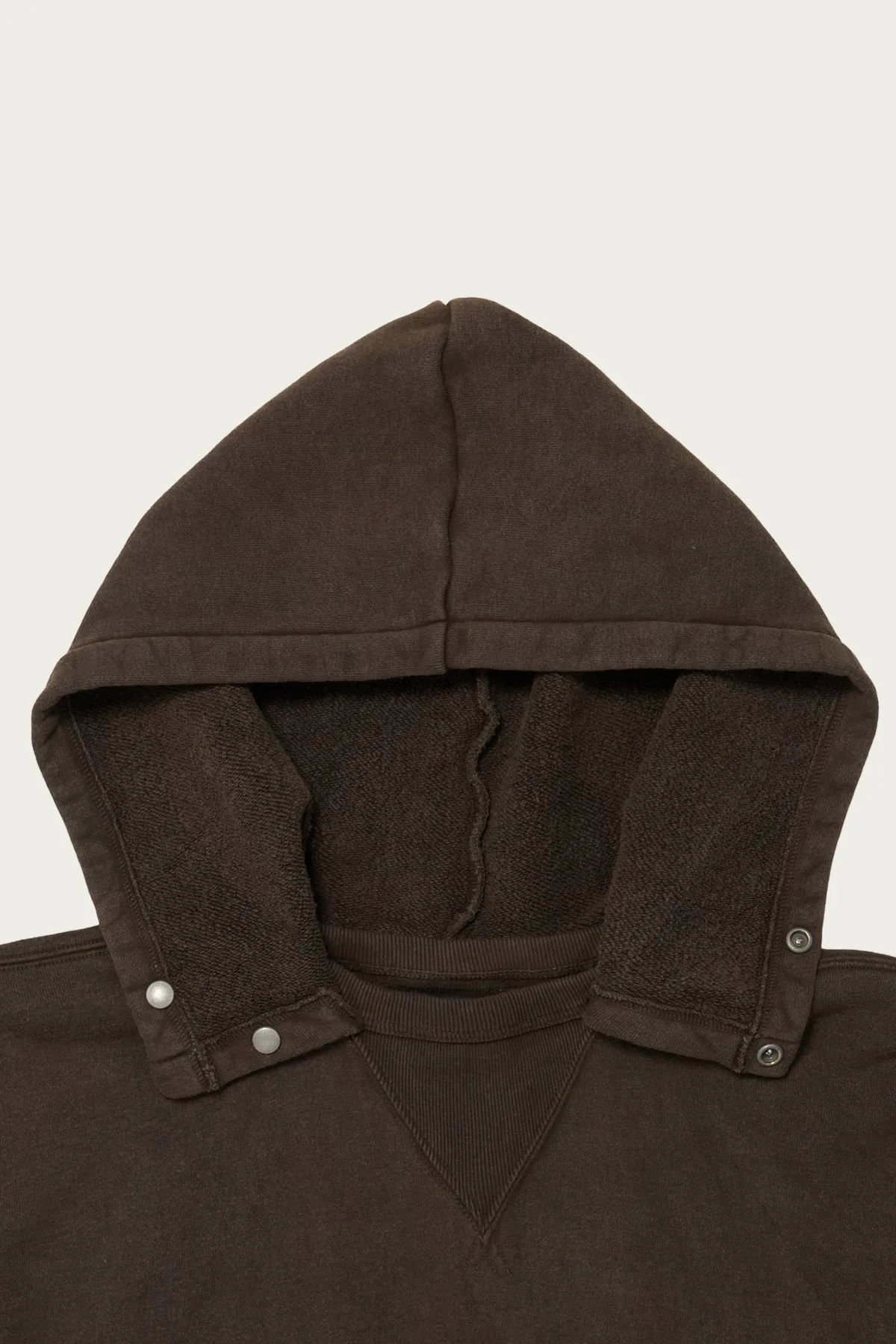Lot. 620 After Hooded Sweat Shirt - Mud Dyed Brown sold by Canoe Club product image thumbnail 3