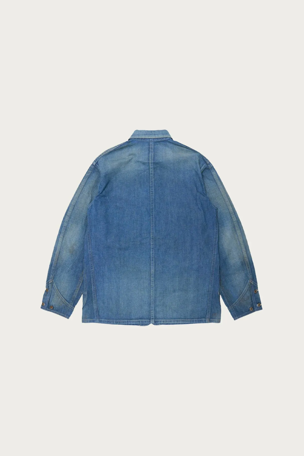 Lot. 716 Damaged Coverall w/ Chinstrap - Damaged Indigo sold by Canoe Club product image thumbnail 2