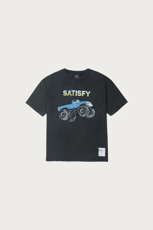 Mothtech T-Shirt - Aged Black (Big Truck) made by Satisfy Running