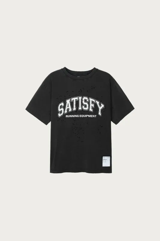 Mothtech T-Shirt - Aged Black SAC made by Satisfy Running