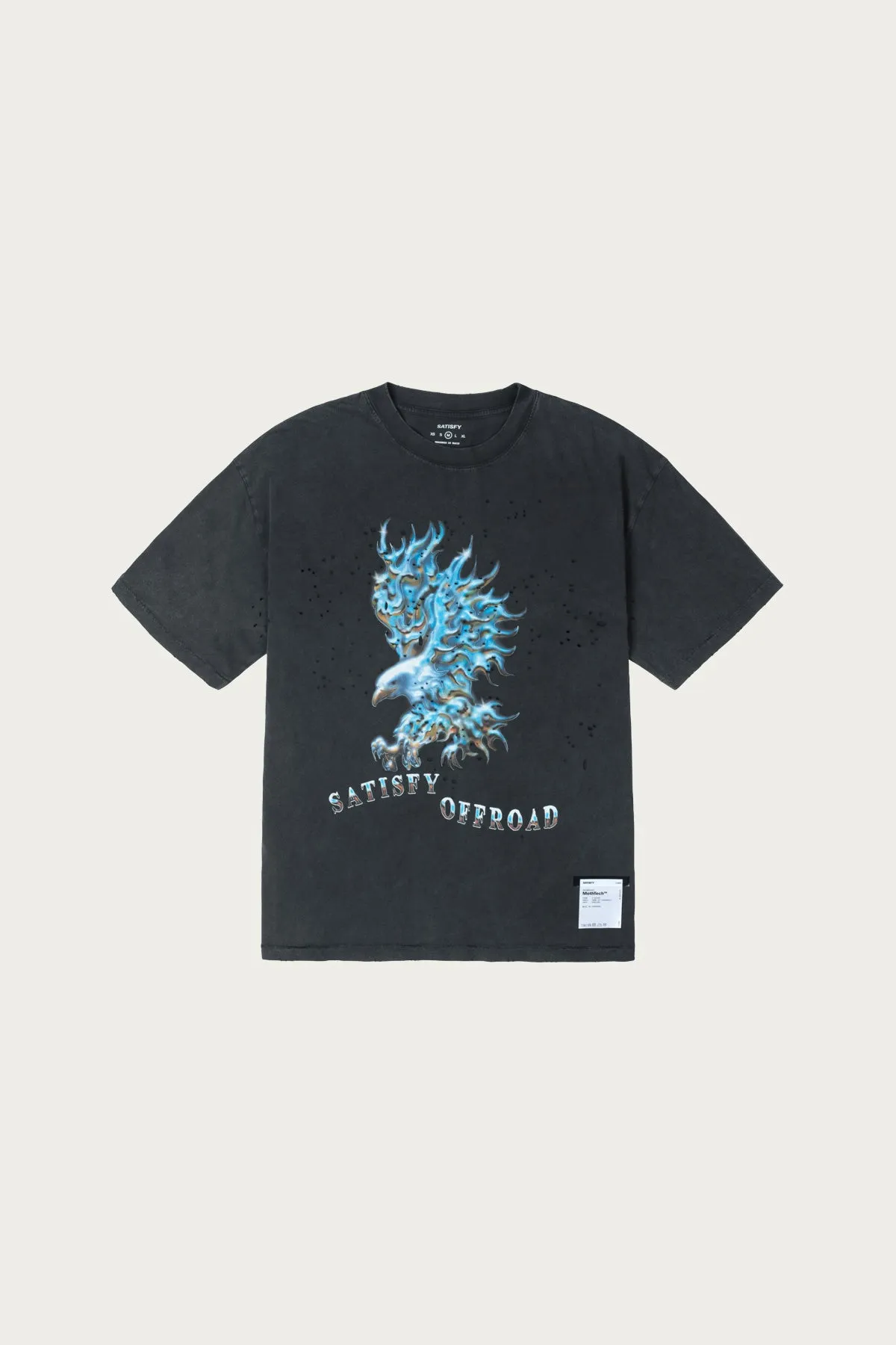Mothtech T-Shirt - Aged Black (Offroad) sold by Canoe Club