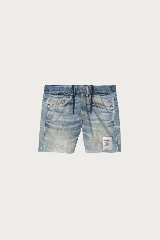 PeaceShell 5" Unlined Shorts - Digital Denim made by Satisfy Running