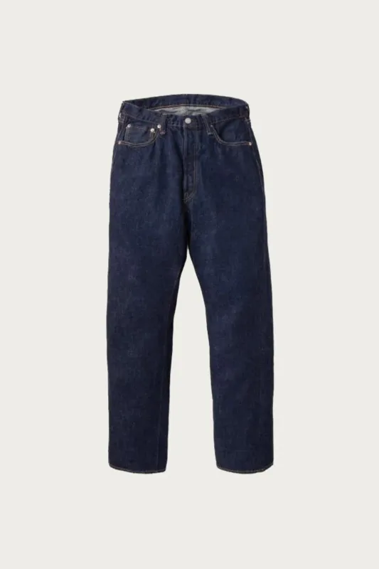 0105W Wide Denim - Indigo Blue made by Full Count