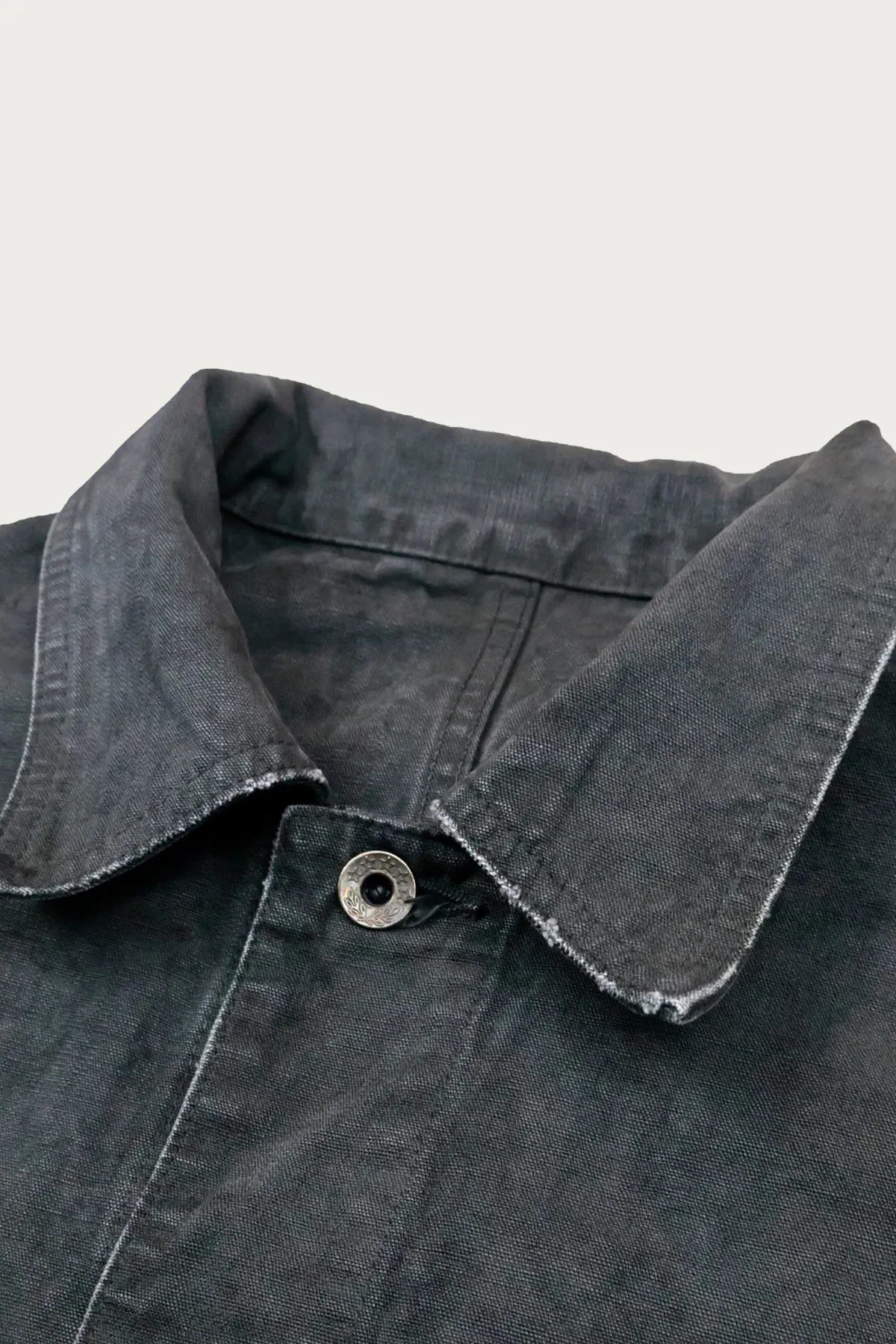2053VE Tent Cloth Chore Jacket Vintage Effect - Faded Black sold by Canoe Club product image thumbnail 3