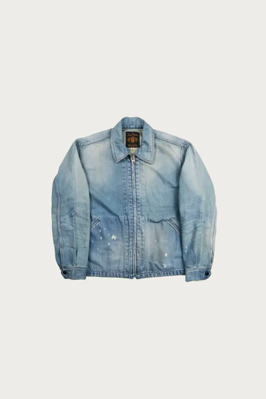 2054-2 Denim Sport Jacket - Indigo Blue made by Full Count