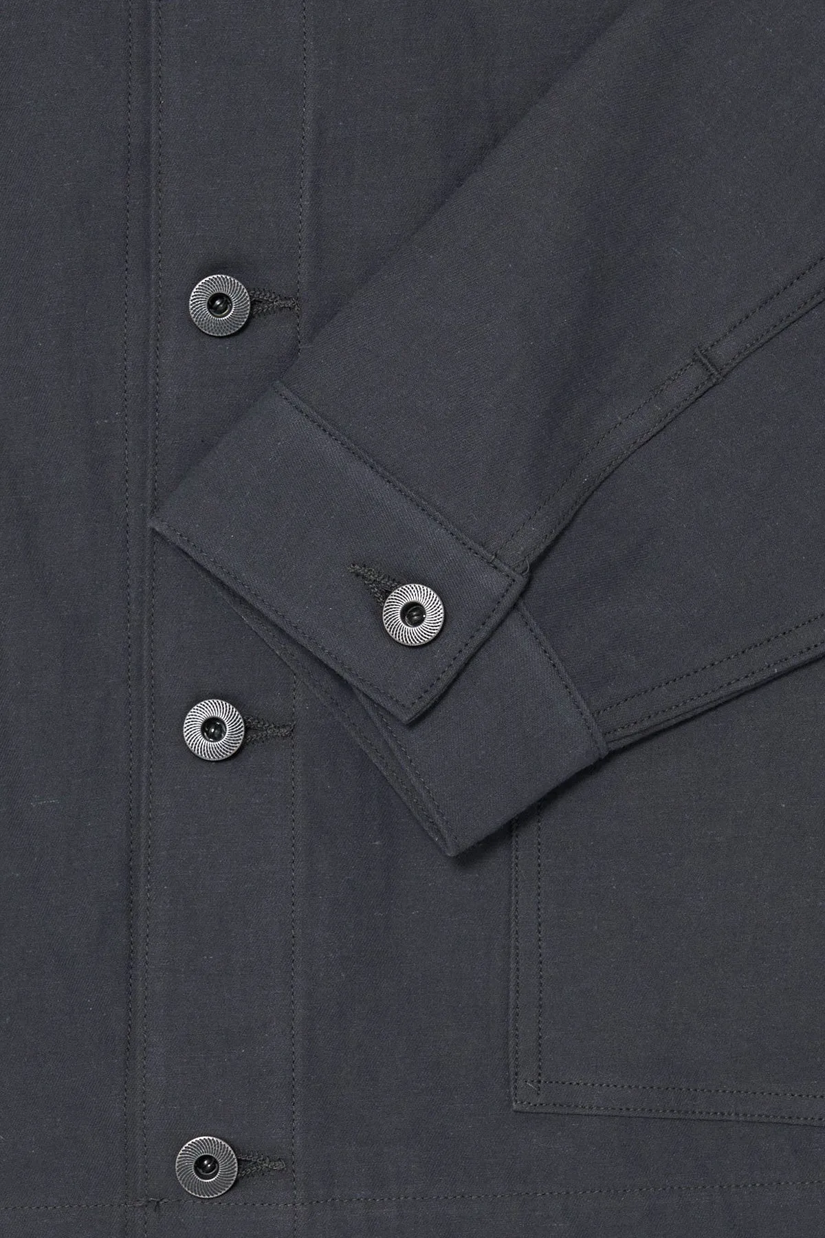 Lot. 303 Coverall Jacket - Charcoal sold by Canoe Club product image thumbnail 4