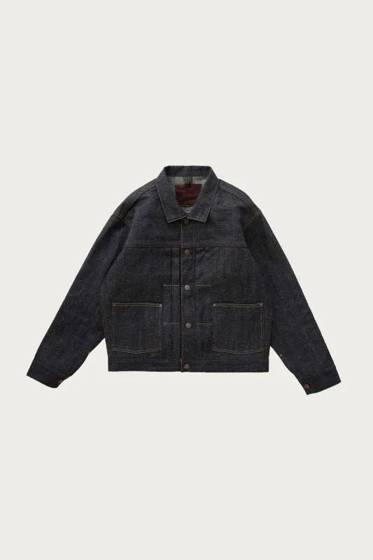 Lot. 701 Denim Jacket - Raw Indigo made by Taiga Takahashi Mens