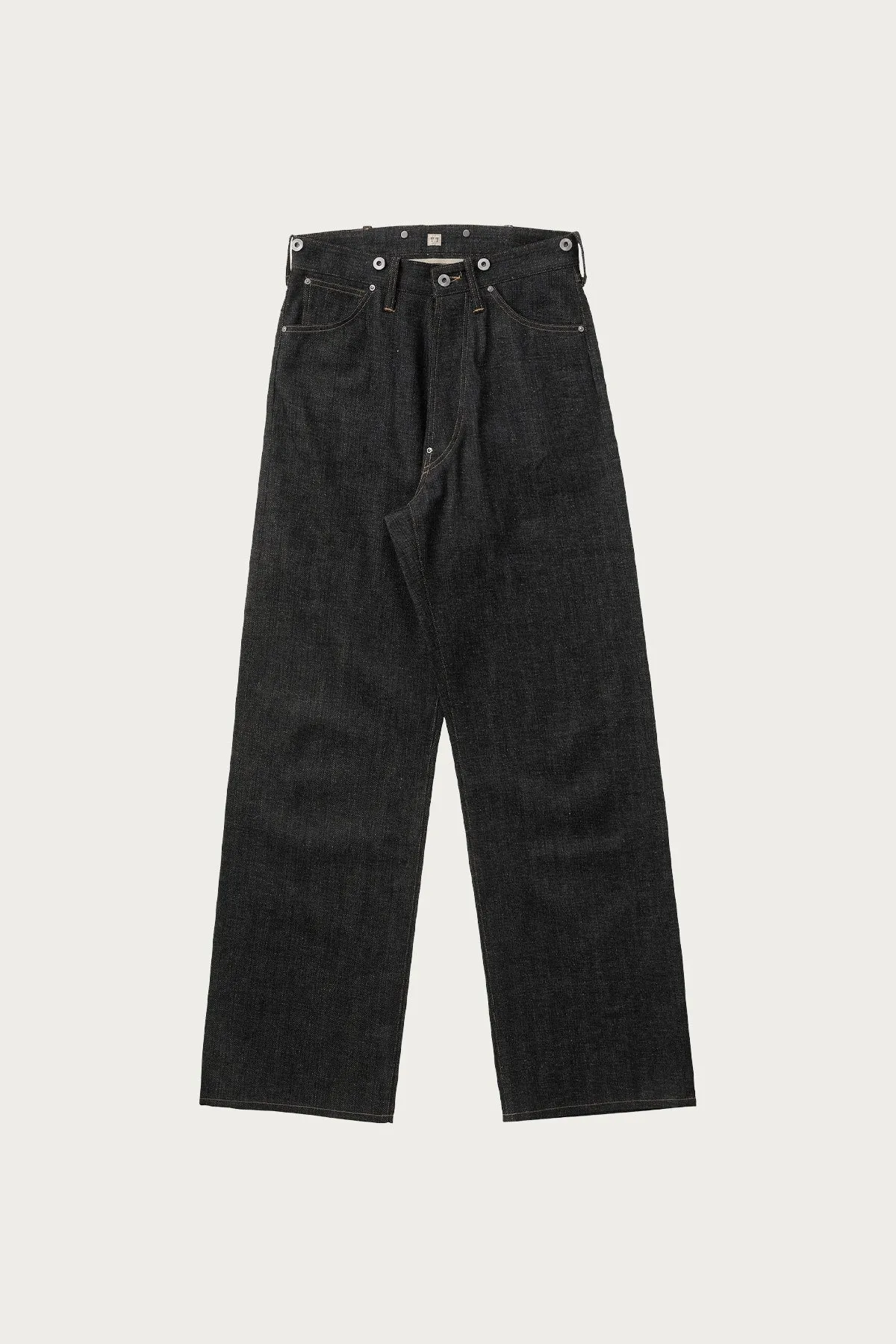 Lot. 704 Denim Trousers c. 1920's - Raw Indigo sold by Canoe Club