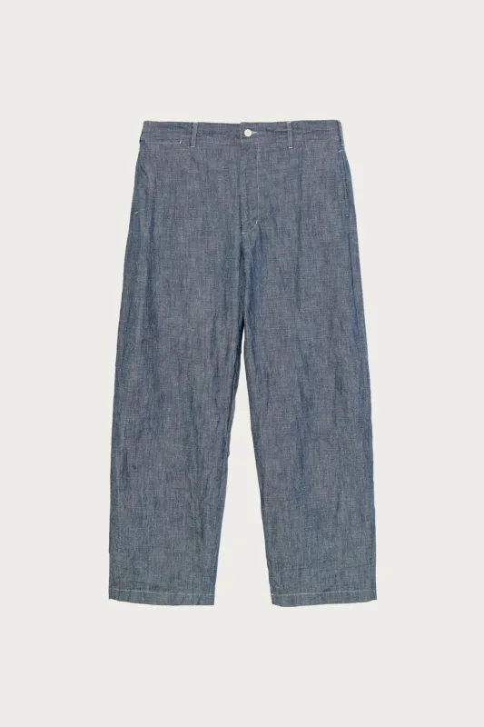 Chino Pant - Indigo 10oz Sea Canvas made by Canoe Club