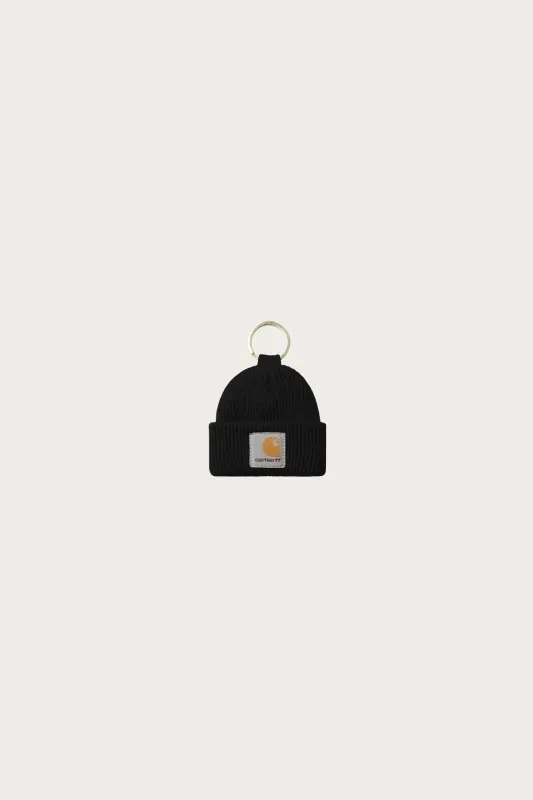 Mini Watch Hat Keychain - Black made by Carhartt