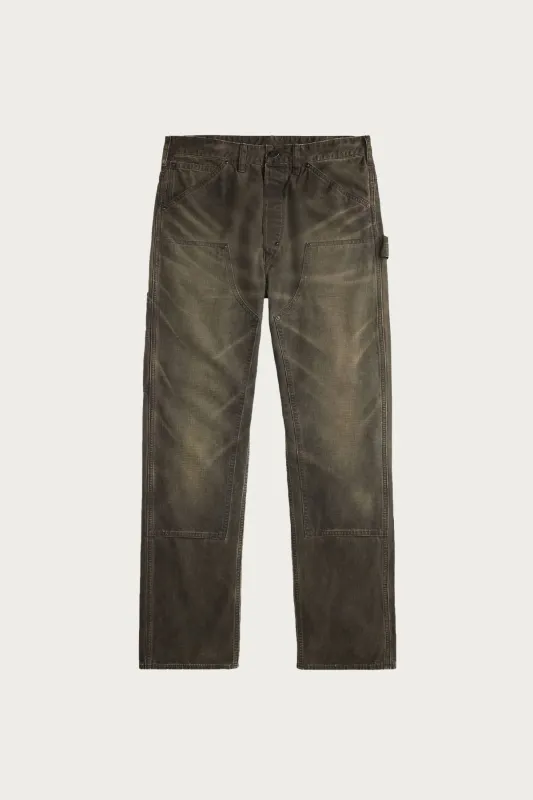 Engineer Fit Canvas Carpenter Pant - Black made by RRL