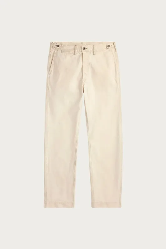 Engineer Fit Canvas Carpenter Pant - Seeded Natural made by RRL