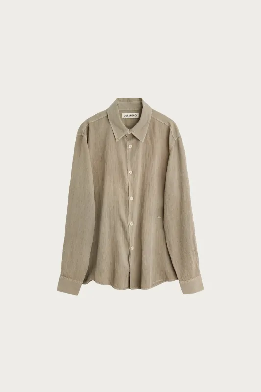 Beyond Shirt - Sage Haze Ceremony Viscose made by Our Legacy