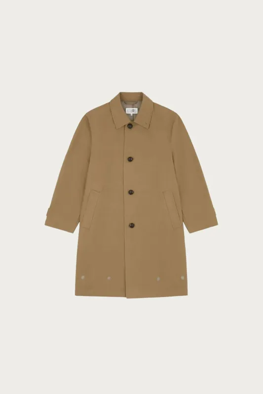 Single-Breasted Utility Coat - Sand made by Maison Margiela
