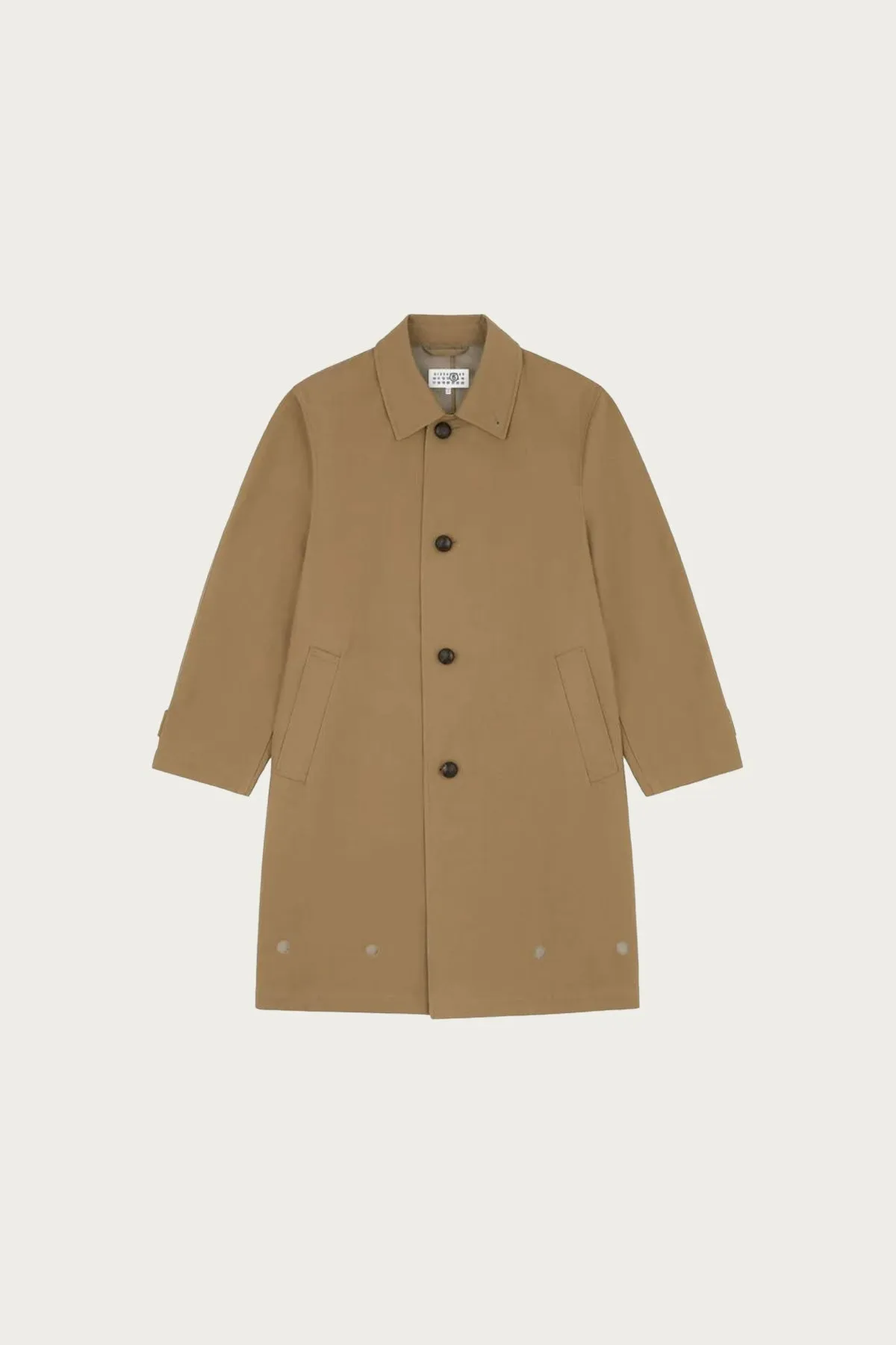 Single-Breasted Utility Coat - Sand sold by Canoe Club