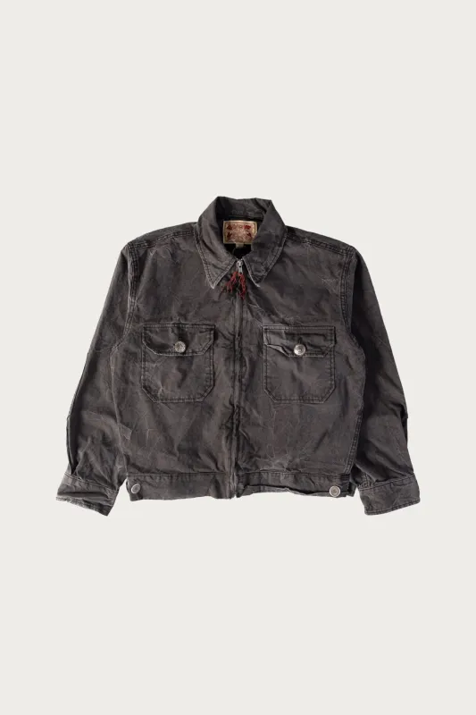 Wrenchin' Jacket - Washed Black made by Canoe Club