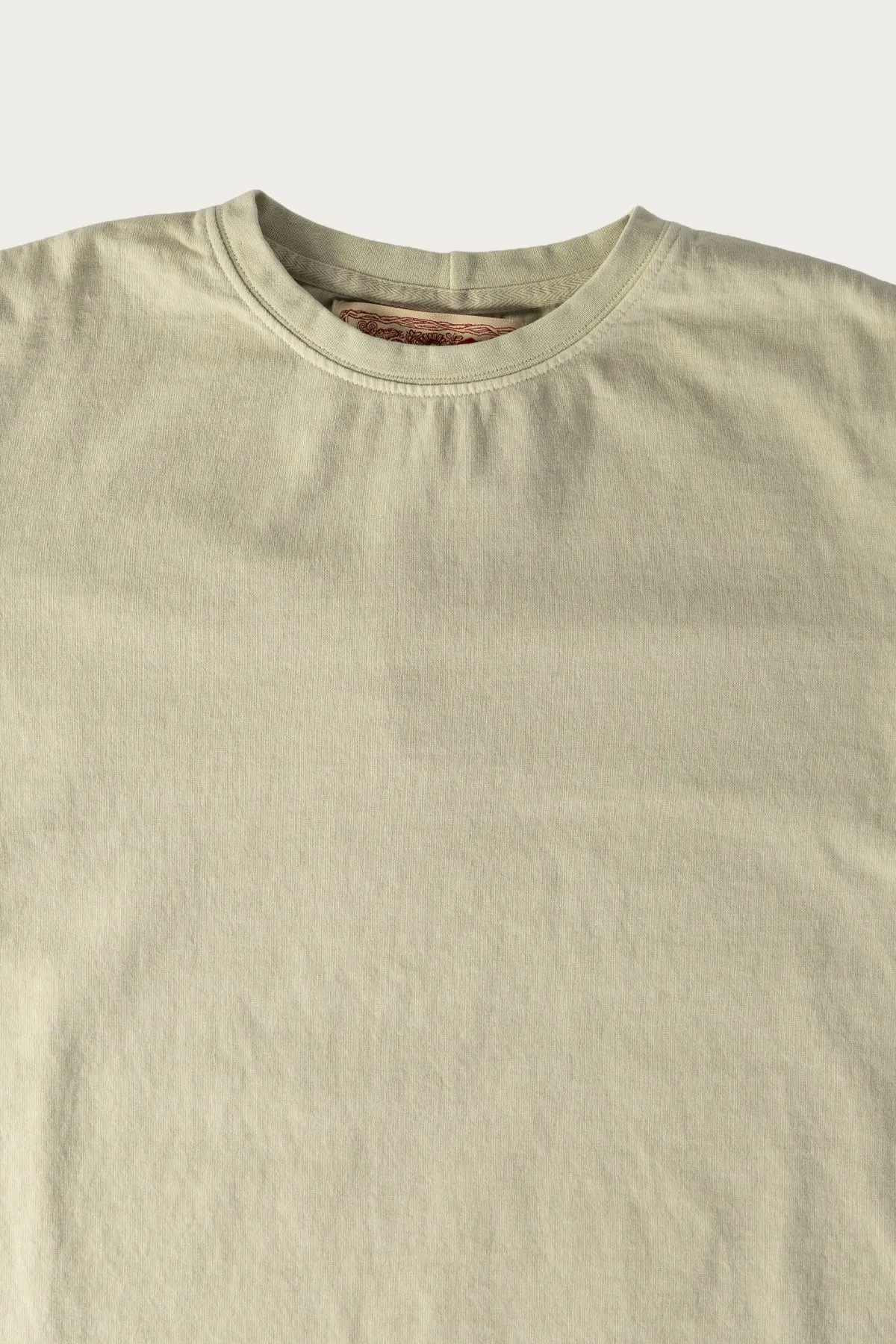 On The Farm Raw Hem Tee - Kiwi sold by Canoe Club product image thumbnail 2