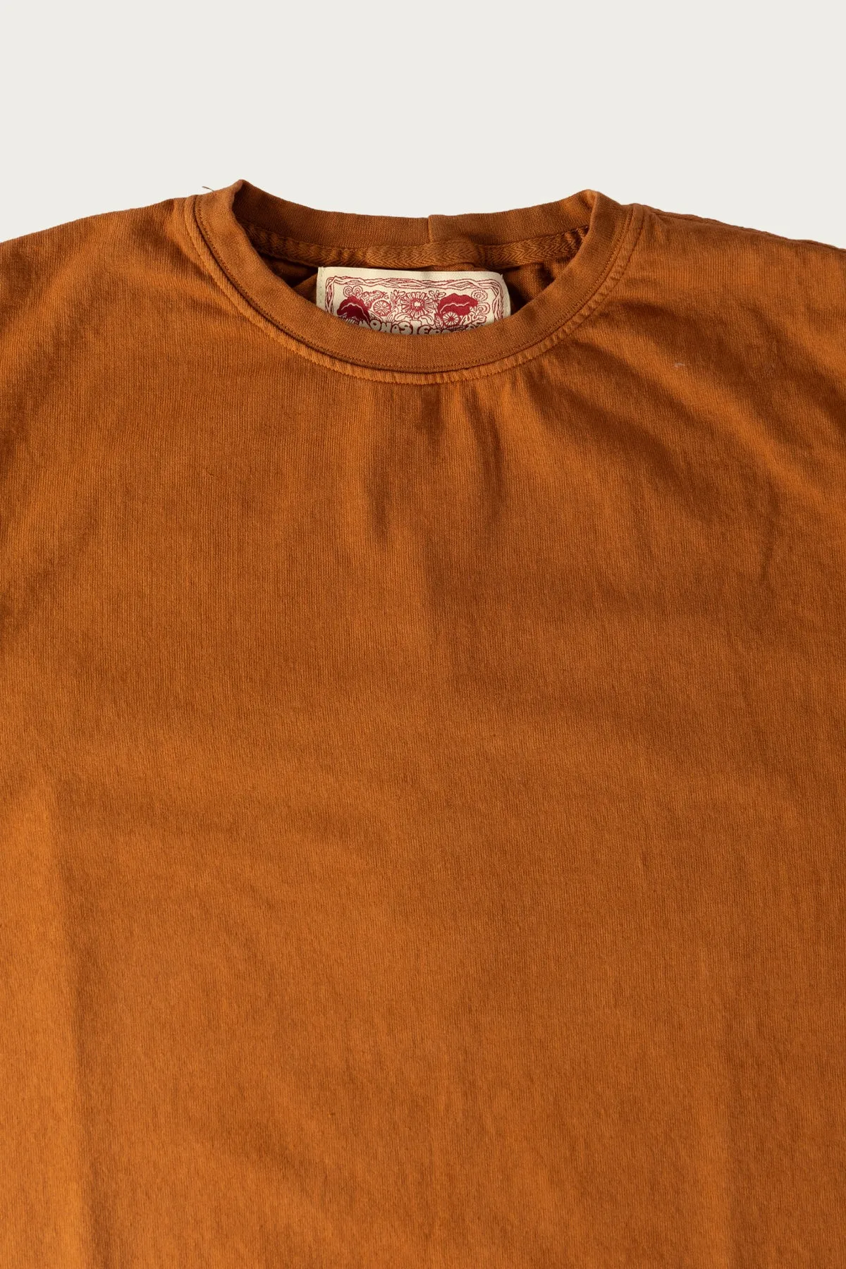 On The Farm Raw Hem Tee - Suede Brown sold by Canoe Club product image thumbnail 2