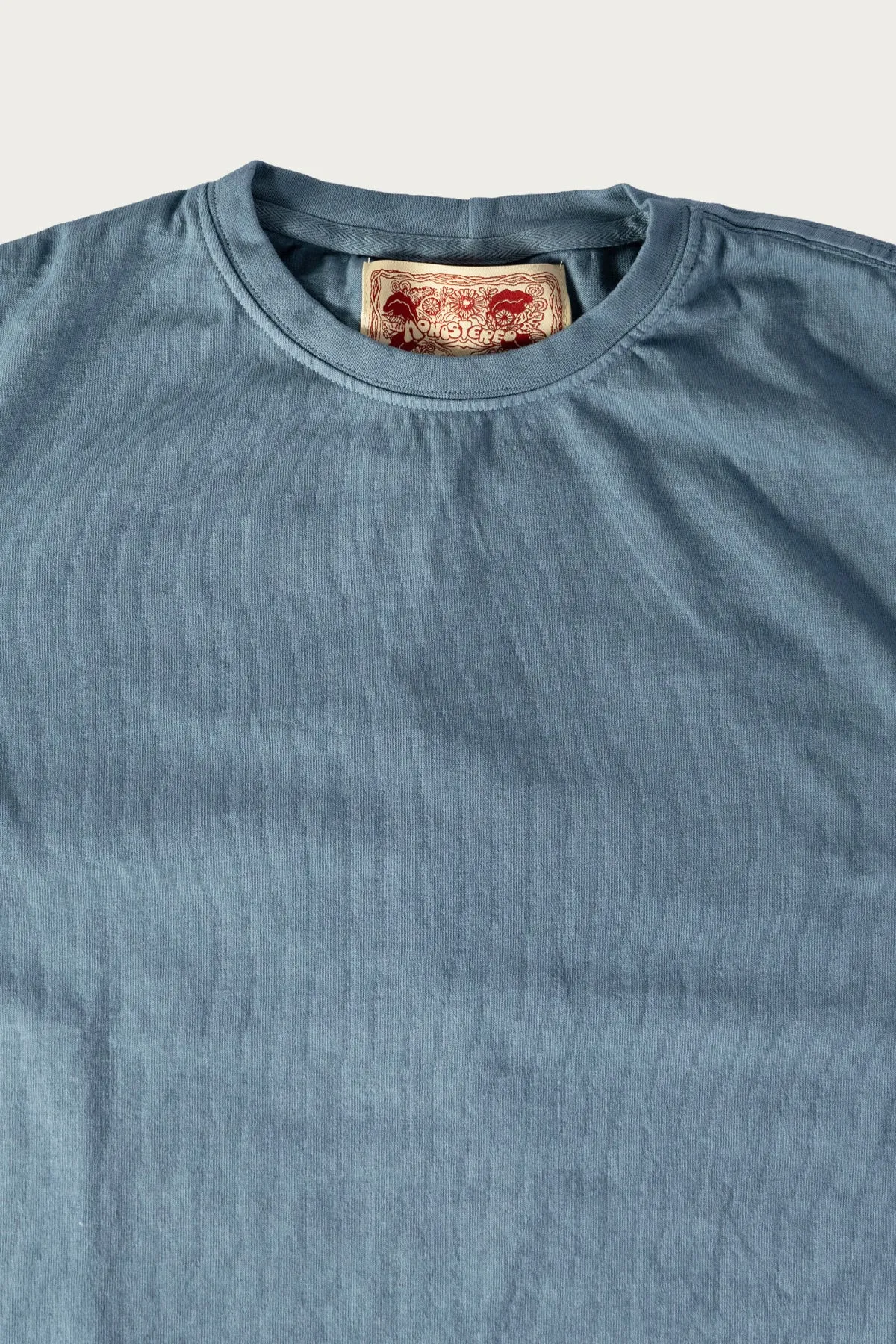 On The Farm Raw Hem Tee - High Tide Blue sold by Canoe Club product image thumbnail 2