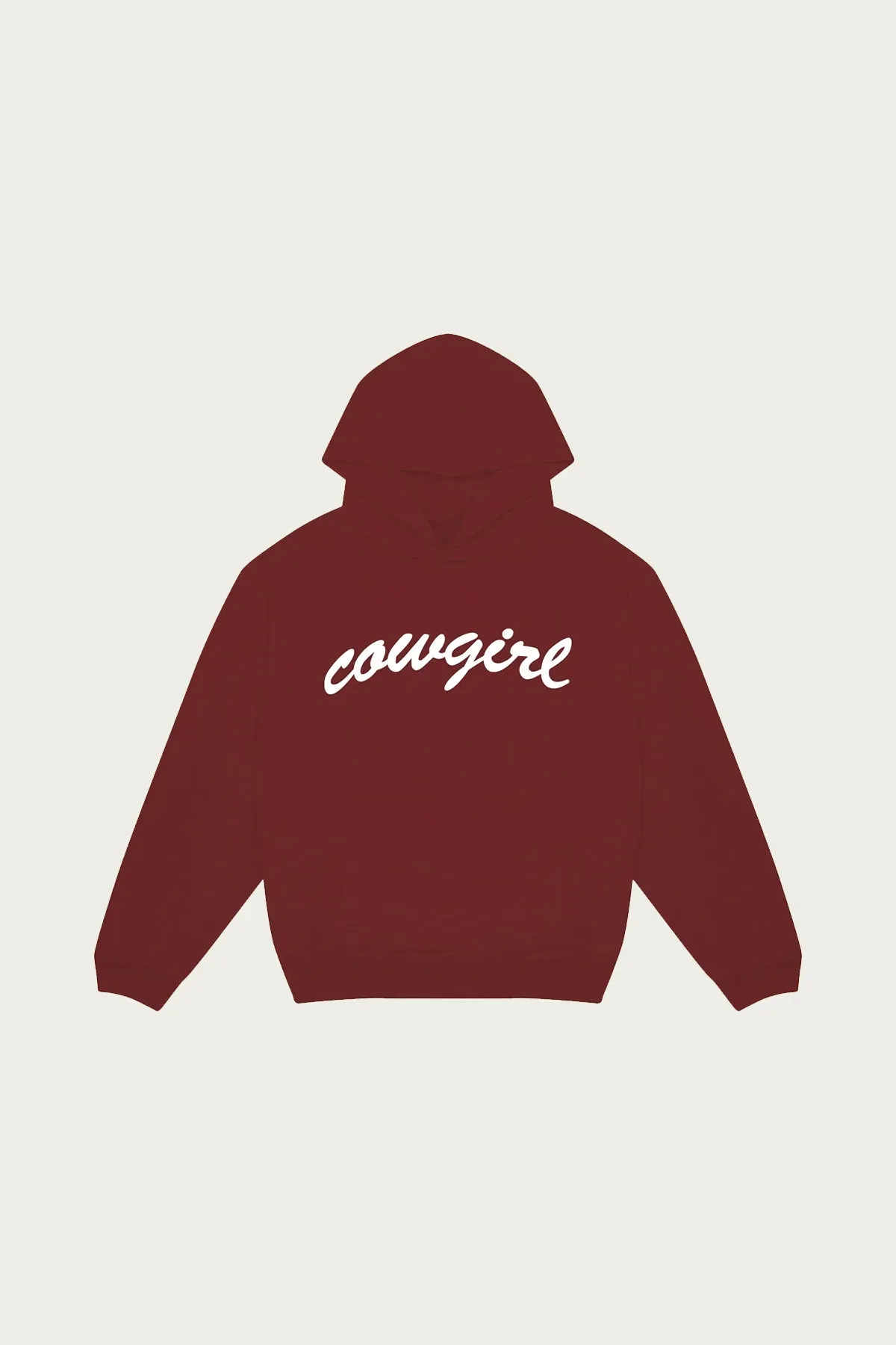 Big Script Hoodie - Cherry Red sold by Canoe Club