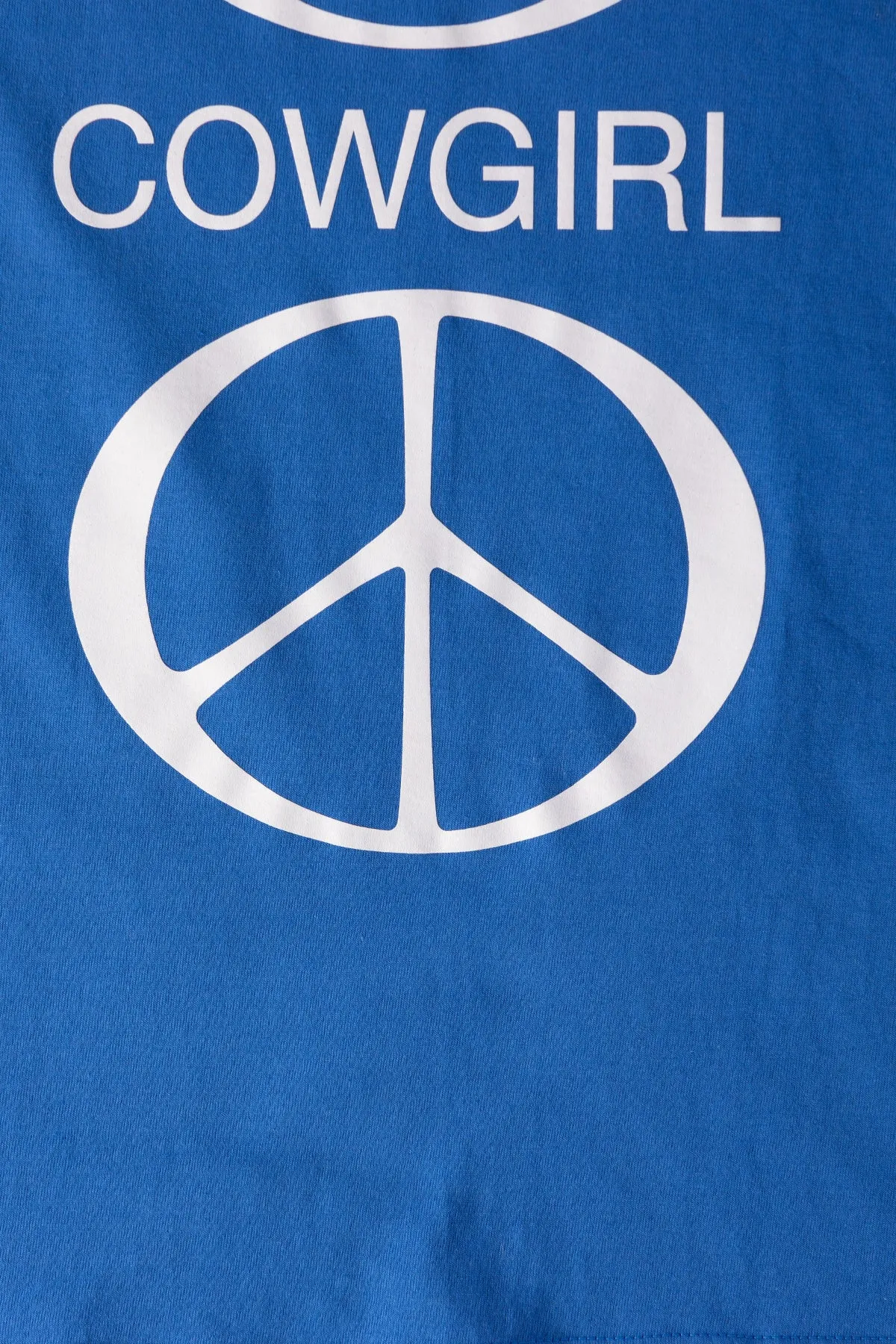 Cowgirl Peace T-Shirt - Royal Blue sold by Canoe Club product image thumbnail 3