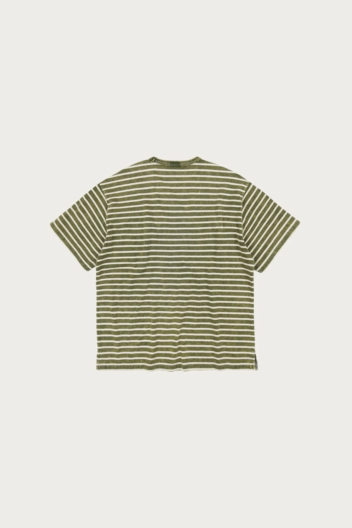 Vintage Faded Stripe Half Tee - Dark Green sold by Canoe Club product image thumbnail 2