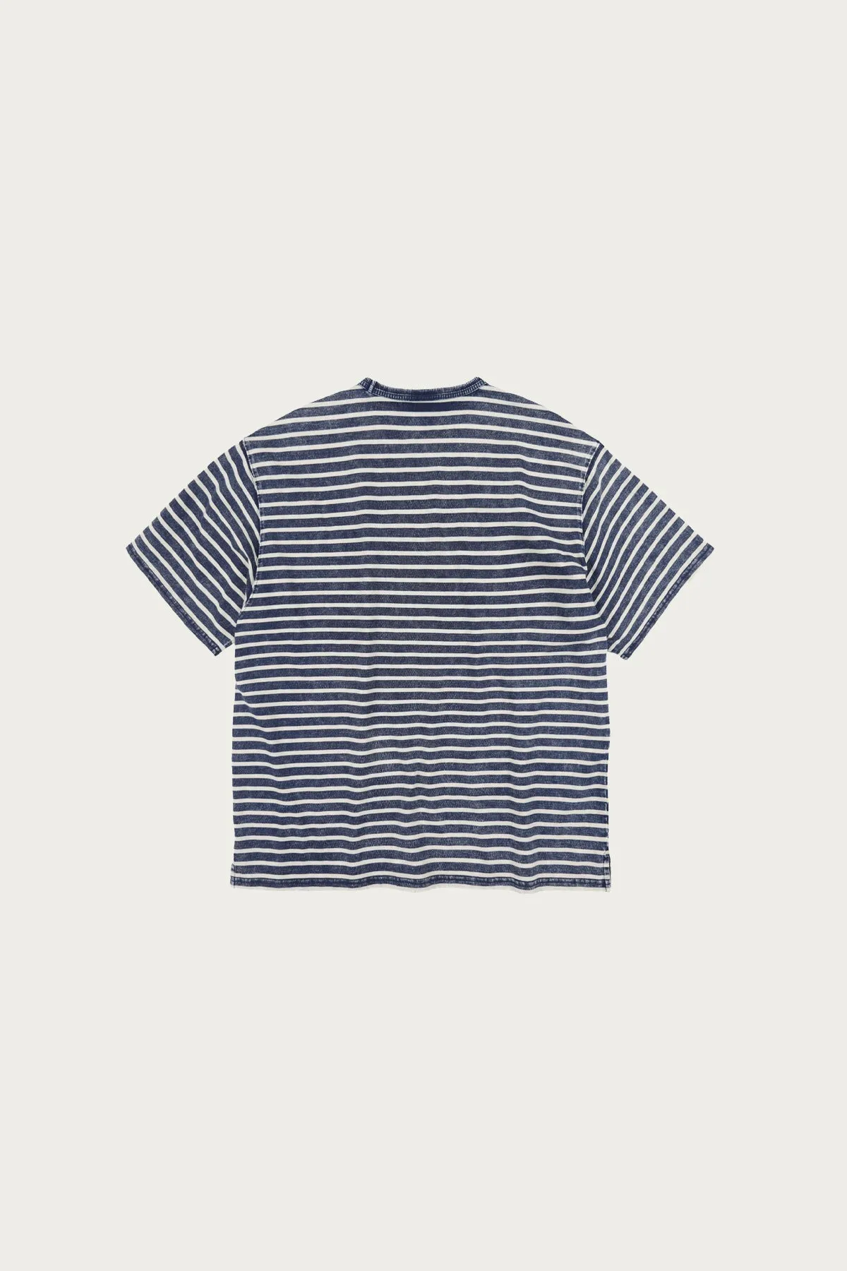 Vintage Faded Stripe Half Tee - Indigo sold by Canoe Club product image thumbnail 2