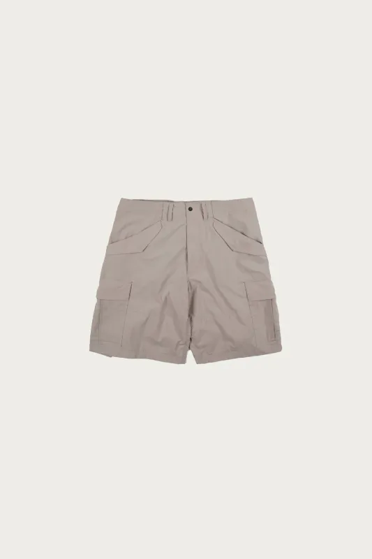 Micro Ripstop Essential Cargo Shorts - Light Grey made by FrizmWORKS