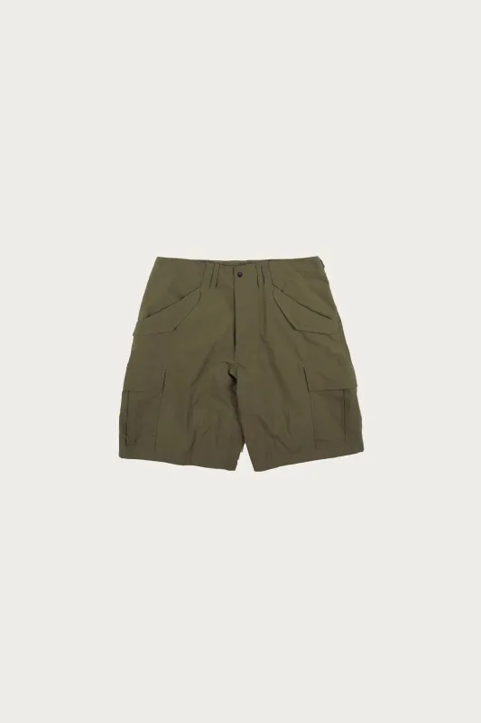 Micro Ripstop Essential Cargo Shorts - Light Olive made by FrizmWORKS