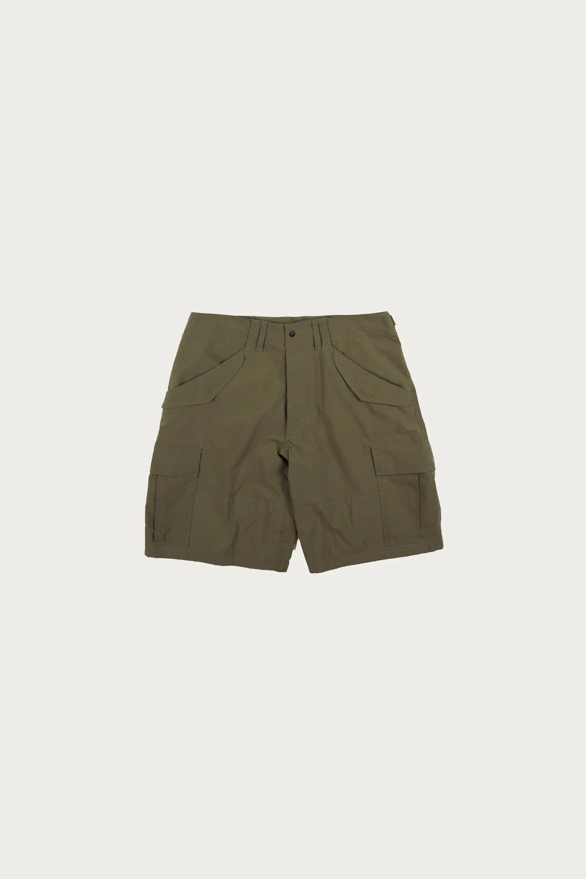 Micro Ripstop Essential Cargo Shorts - Light Olive sold by Canoe Club
