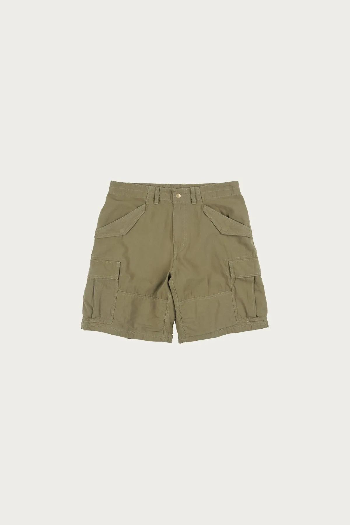 Canvas Essential Cargo Shorts - Deep Khaki sold by Canoe Club