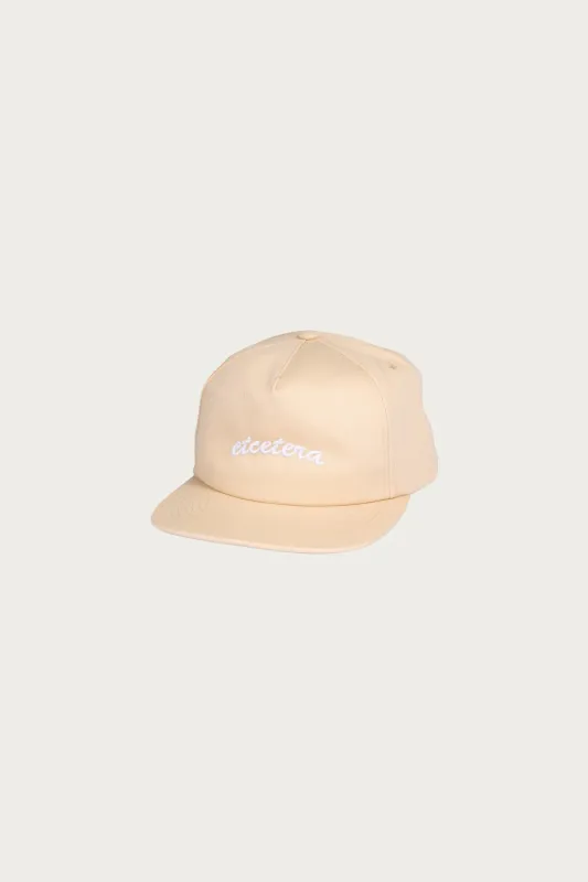 ETC. Script Five Panel Hat - Sand made by Cowgirl