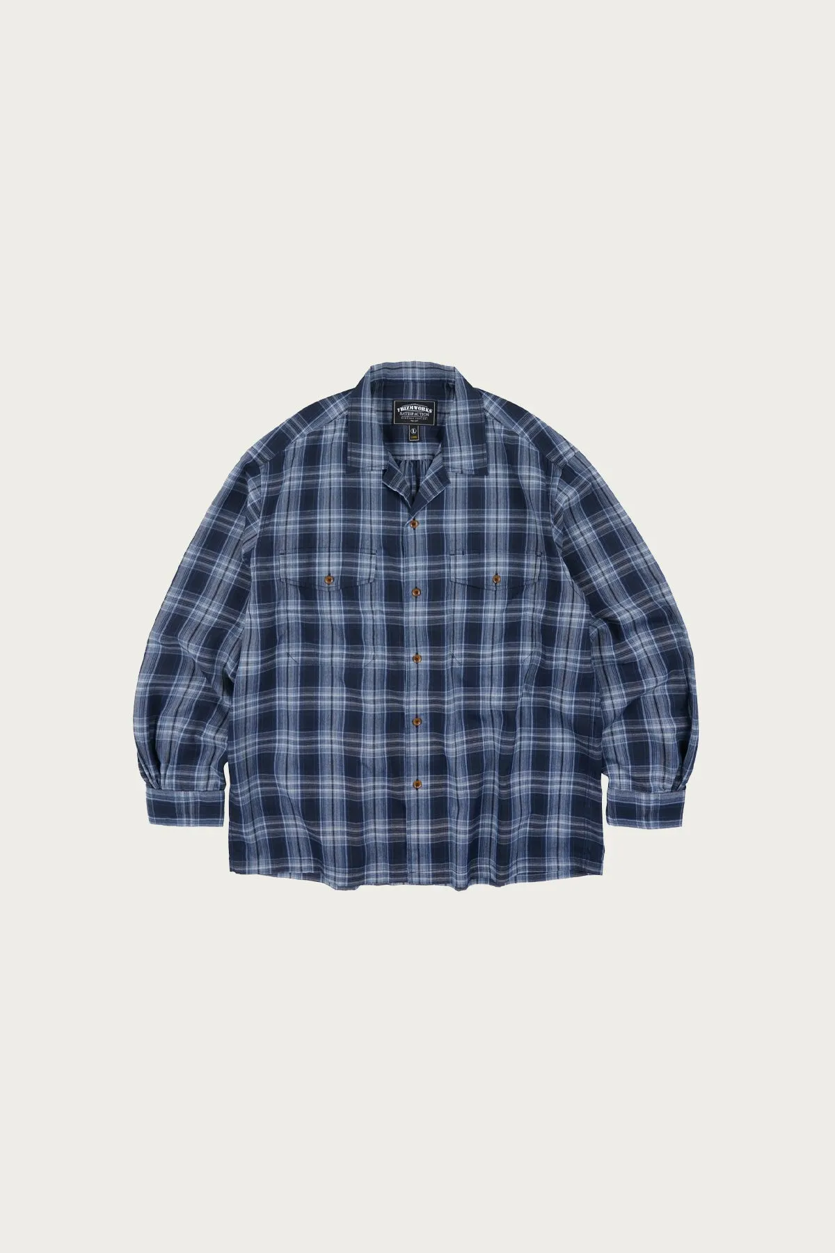 Check OG 107 Shirt - Blue sold by Canoe Club