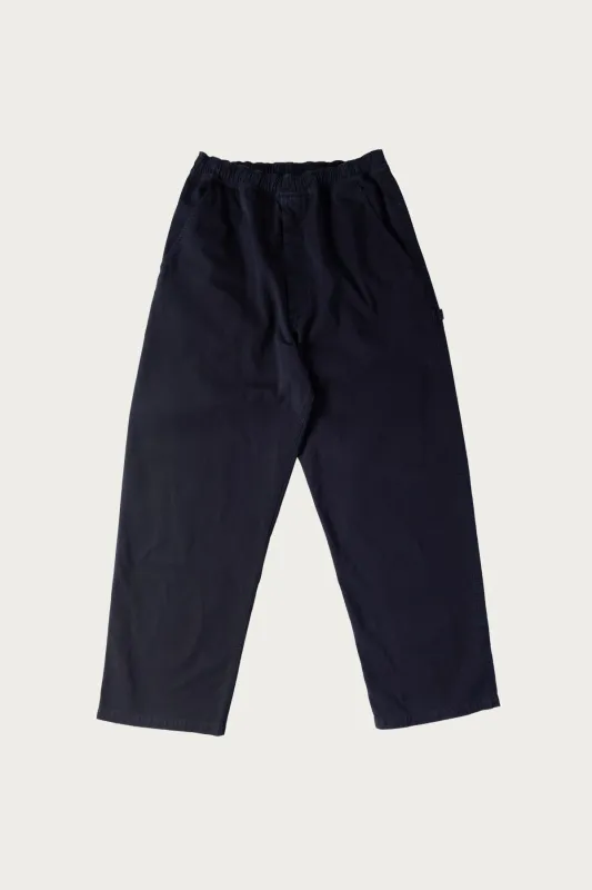 Overdyed Gabardine Wide-Leg Trousers - Blue made by Maison Margiela