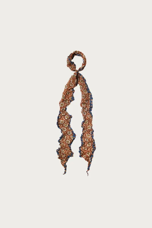 WASHER Silk MOGA Scarf (CALICO) - Orange made by Kapital
