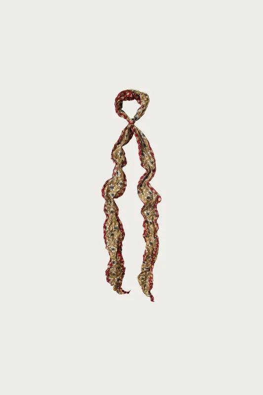 WASHER Silk MOGA Scarf (CALICO) - Yellow made by Kapital