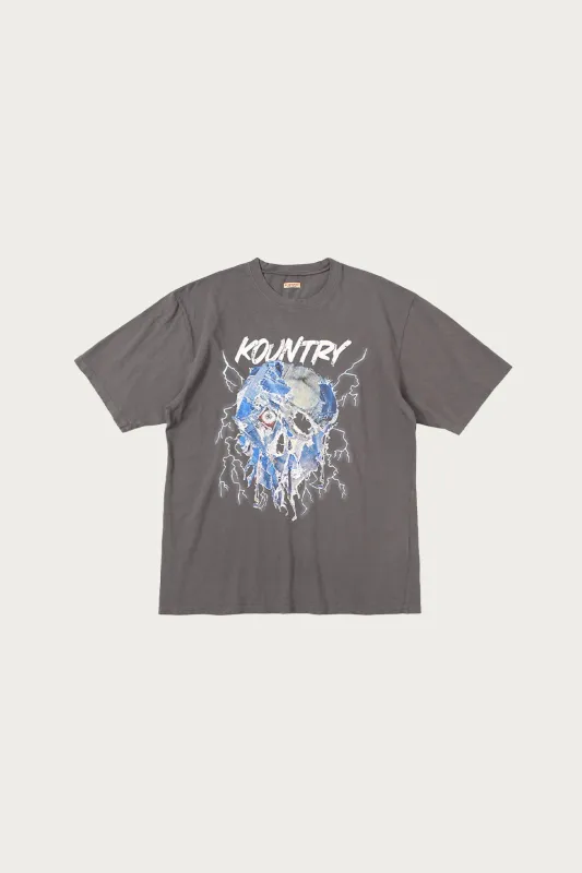 20/-Jersey Crew T (DenimFace) - I-B made by Kapital