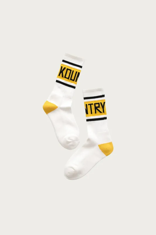 144 Yarns KOUNTRY Socks - White made by Kapital