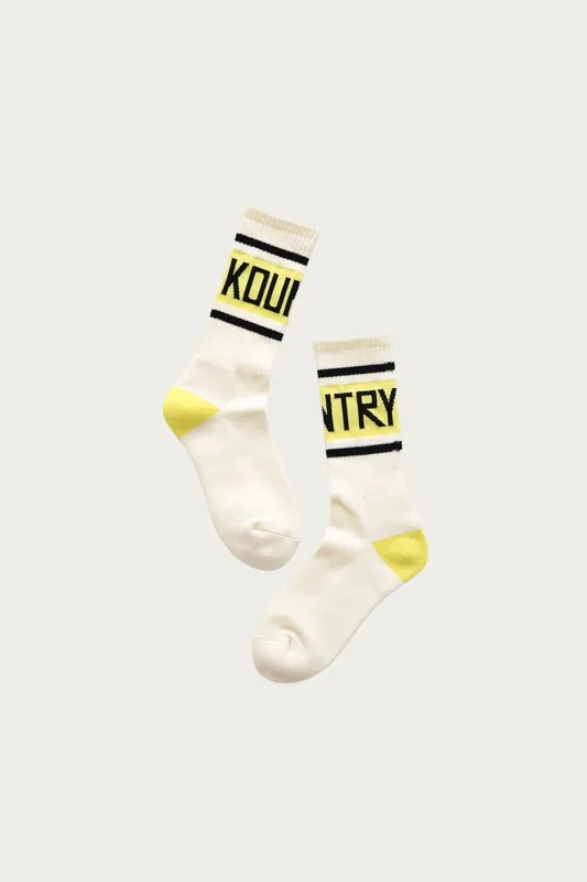 144 Yarns KOUNTRY Socks - Ecru made by Kapital