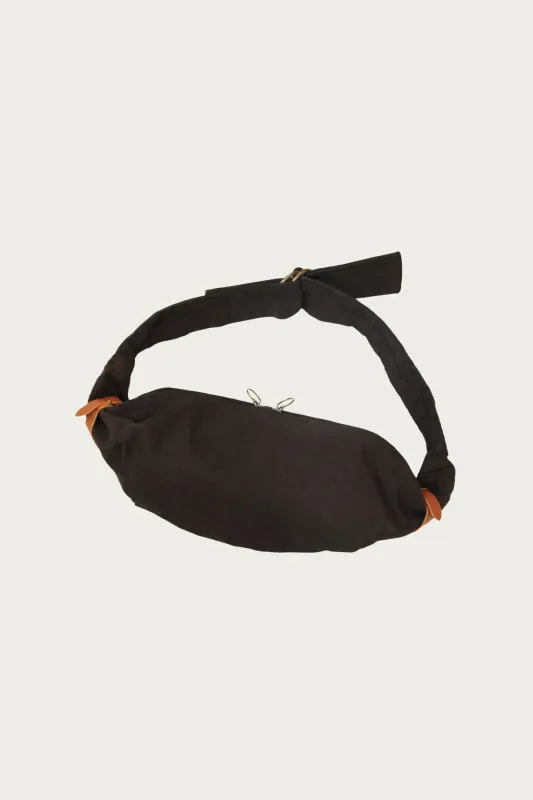 #6 Canvas MORE-Little SNUFKIN Bag - Black made by Kapital