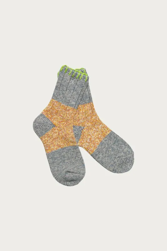 56 Yarns Grandrelle GOGH HOBO Stick Socks - Yellow made by Kapital