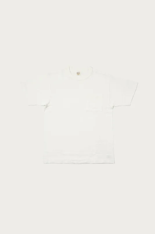 4601 Pocket Tee - Off White made by WAREHOUSE & CO.