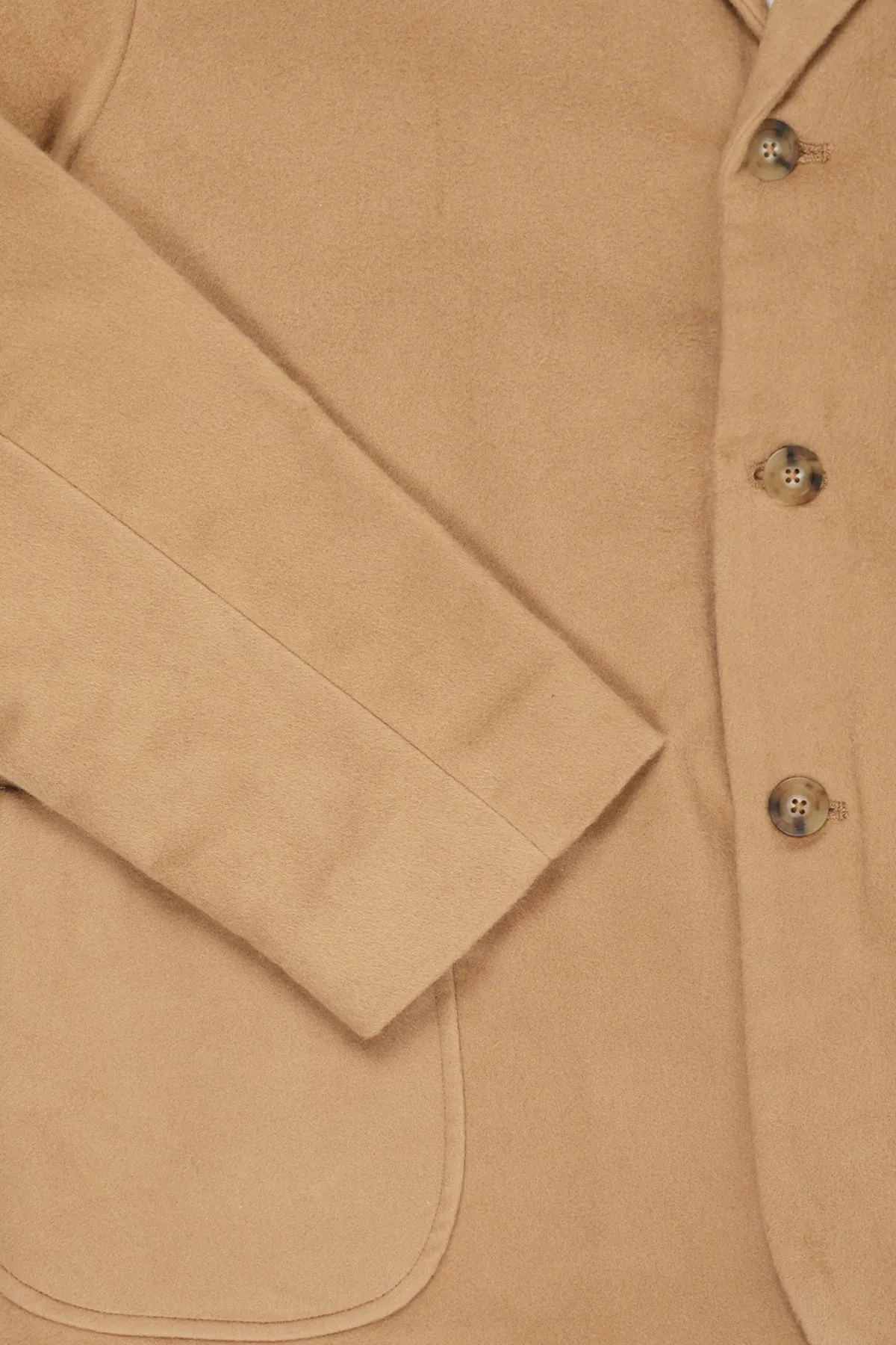 Relaxed Fit Like-Cashmere Jacket - Camel sold by Canoe Club product image thumbnail 3