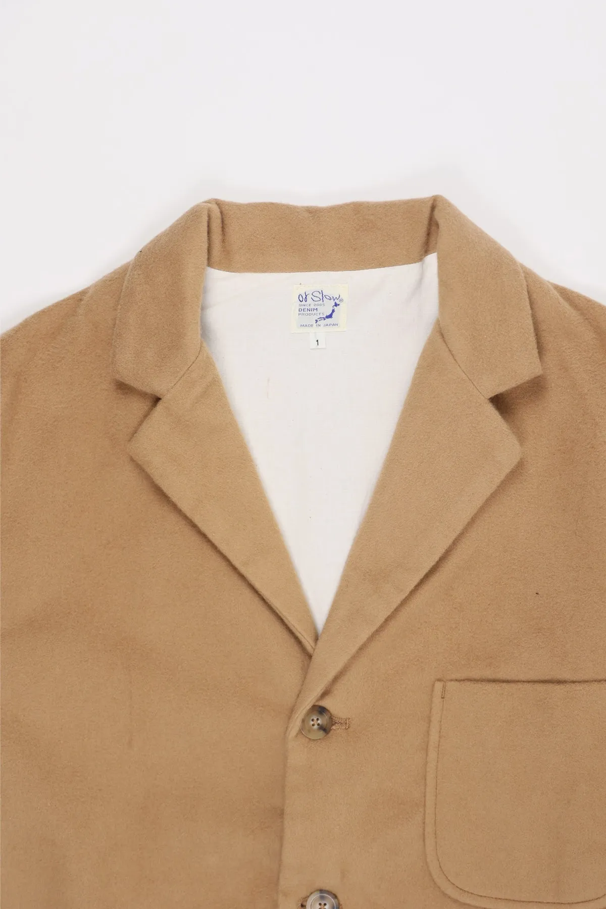 Relaxed Fit Like-Cashmere Jacket - Camel sold by Canoe Club product image thumbnail 2